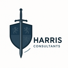 T Harris Consultants shield and sword logo